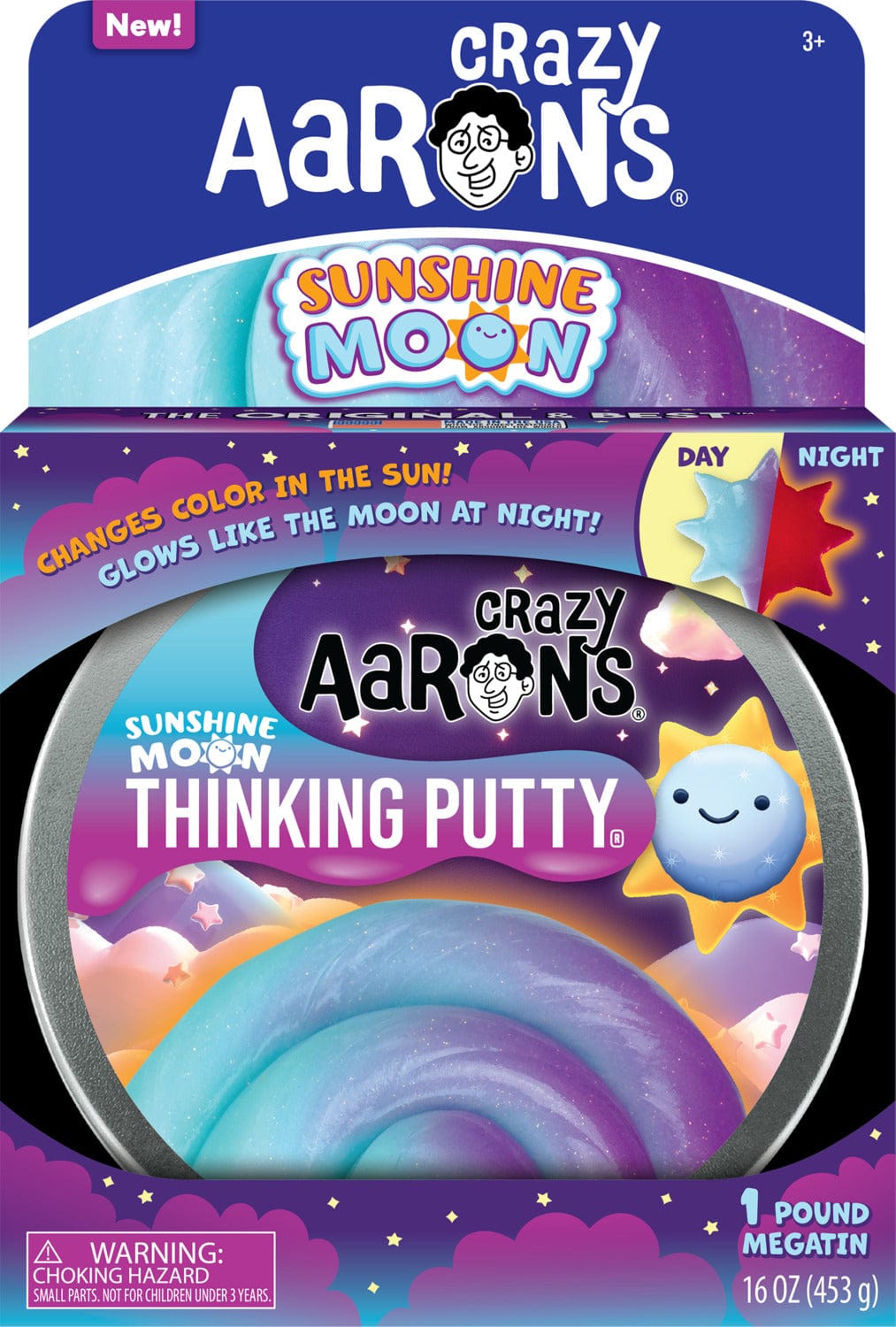 Thinking Putty - Sunshine Moon Putty 16oz - Saltire Games
