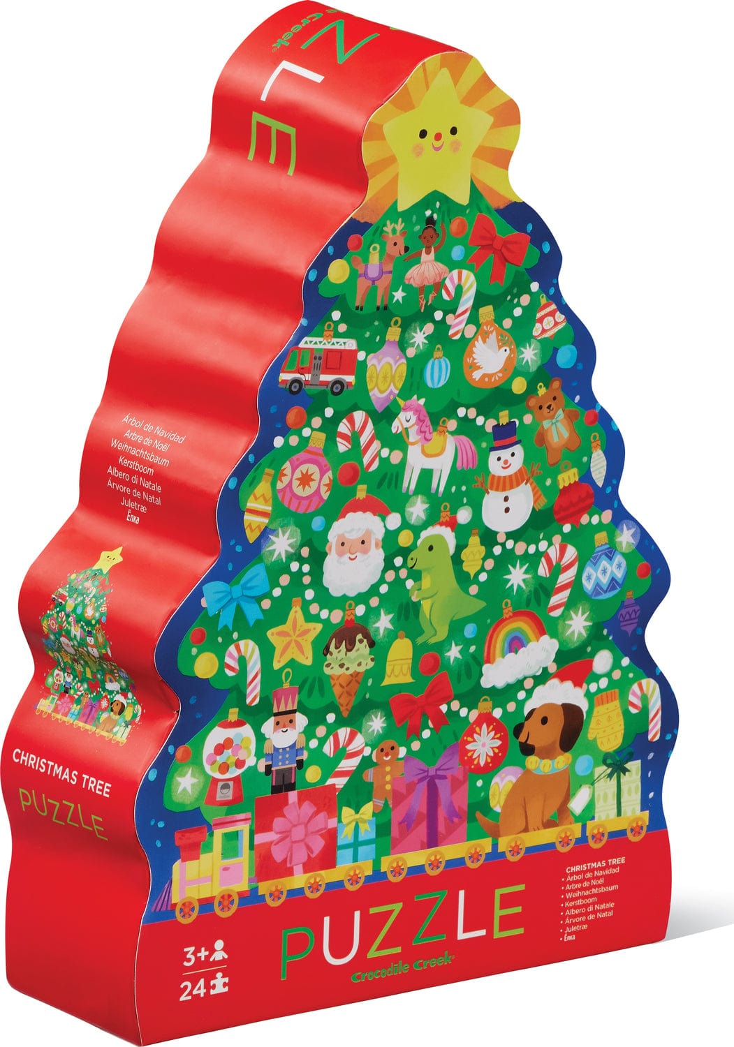 24 Pc Puzzle - Christmas Tree - Saltire Games