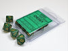 Speckled Golden Recon d10 set - Saltire Games