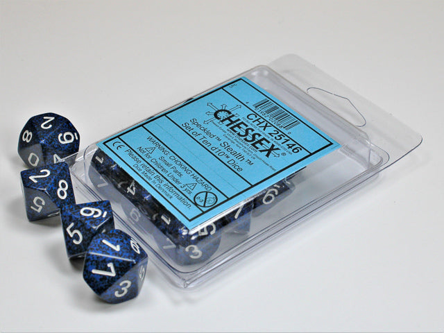 Speckled Stealth d10 set - Saltire Games