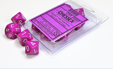 Light Purple/White 10d10 Set - Saltire Games