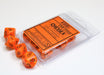 Vortex Orange d10 Set - Saltire Games