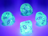 Borealis Teal Gold D10 Set new - Saltire Games