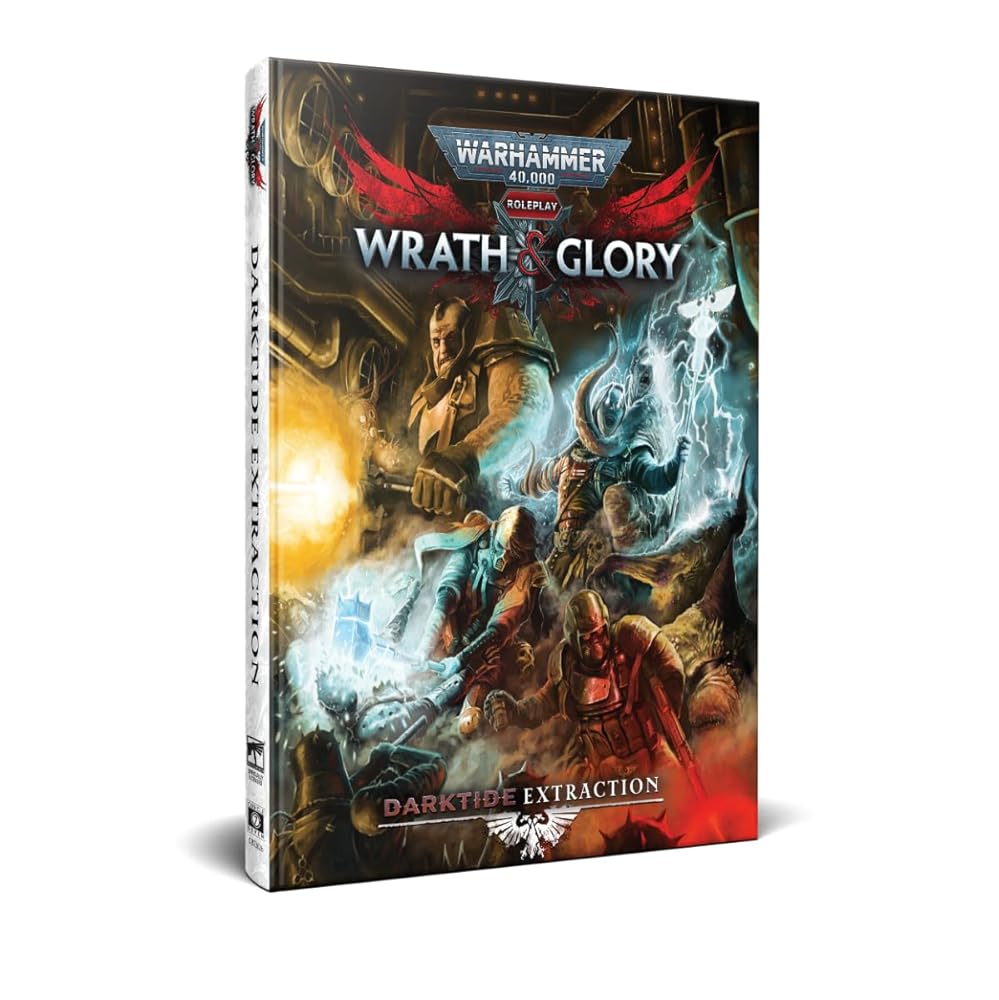 Warhammer 40,000 Roleplay: Wrath & Glory – Darktide Extraction | Cubicle 7 RPG Adventure Book - Saltire Games