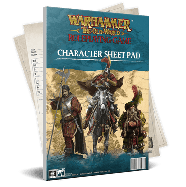 Warhammer: the Old World Roleplaying Game Character Sheet Pad - Saltire Games