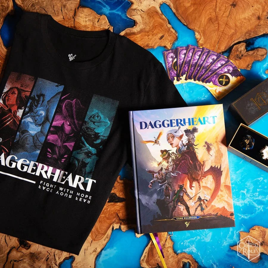 Daggerheart Fight with Hope T-Shirt - Saltire Games