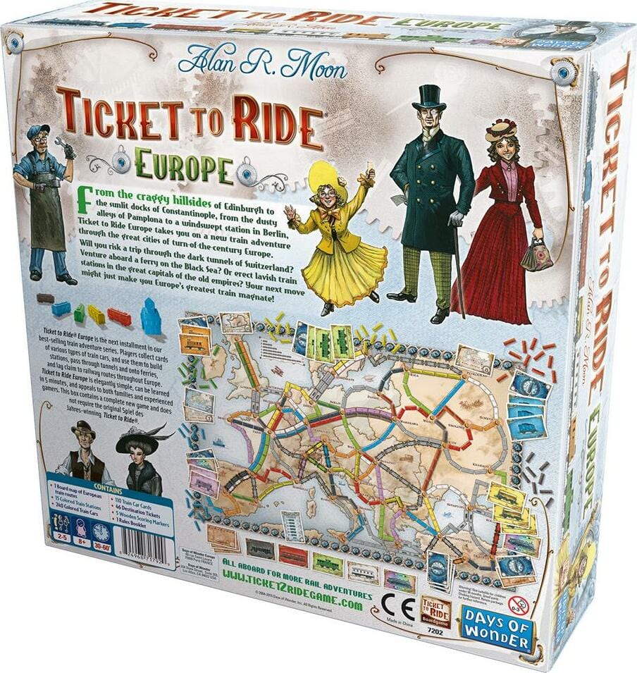 Ticket To Ride - Europe - Saltire Games
