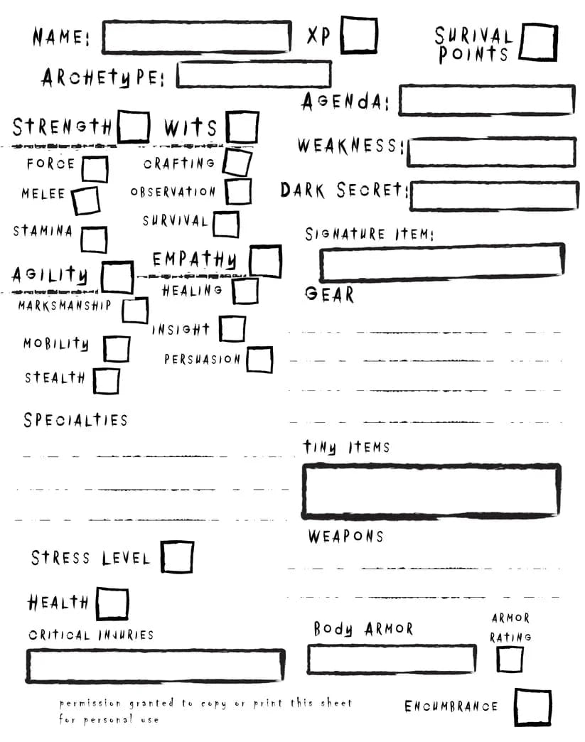 Horror: A Roleplaying Game - Saltire Games