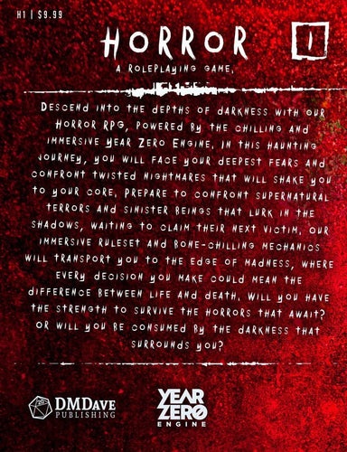 Horror: A Roleplaying Game - Saltire Games