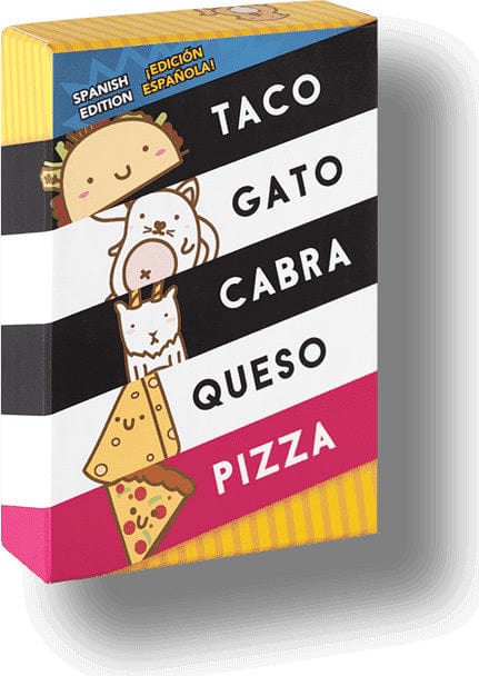 Taco Cat Goat Cheese Pizza Card Game Spanish - Saltire Games