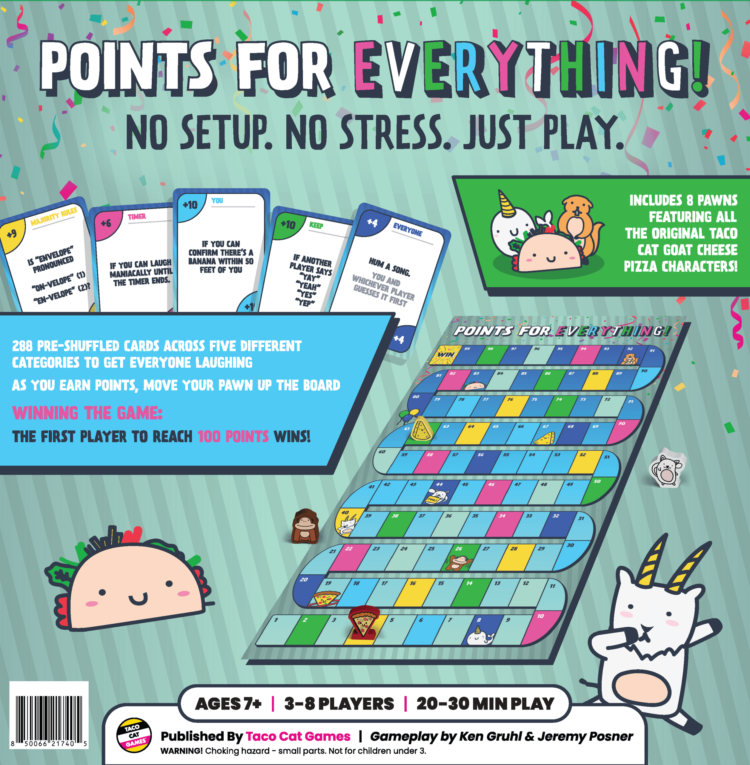 Board Games Dolphin Hat Games Points for Everything