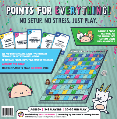 Board Games Dolphin Hat Games Points for Everything