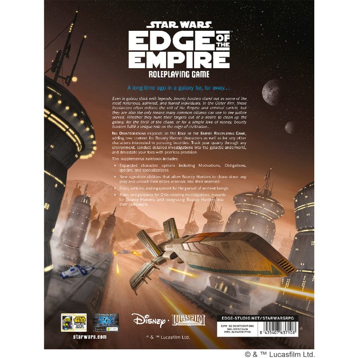 Role Playing Games Edge Studios Star Wars - Edge of the Empire: No Disintegrations