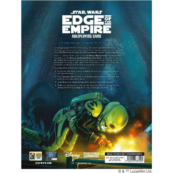 Role Playing Games Edge Studios Star Wars - Edge of the Empire: Special Modifications