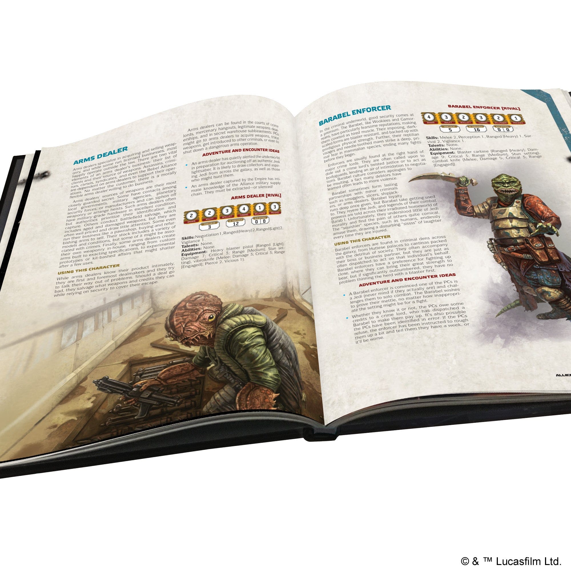 Star Wars Roleplaying - Allies and Adversaries - Saltire Games