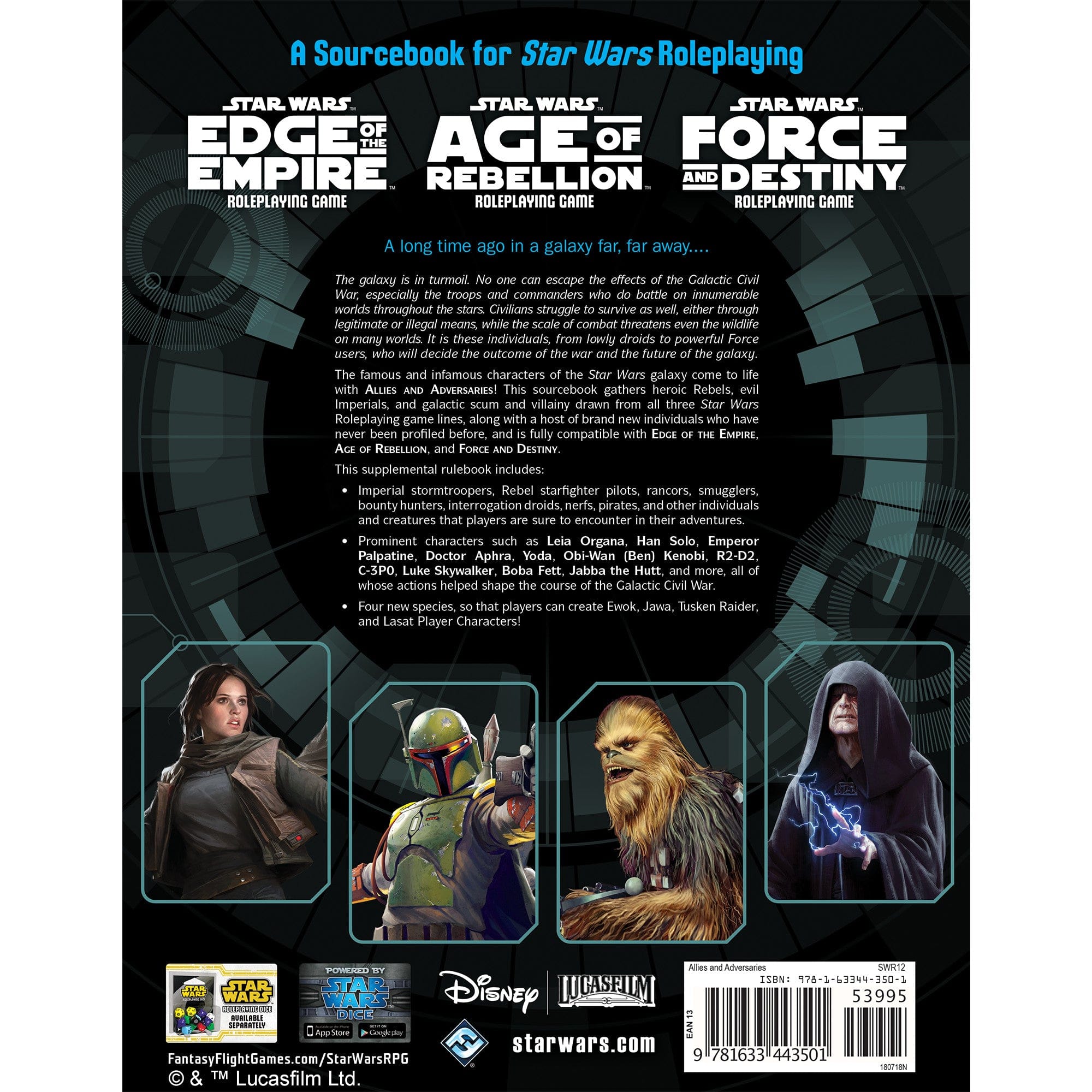Star Wars Roleplaying - Allies and Adversaries - Saltire Games