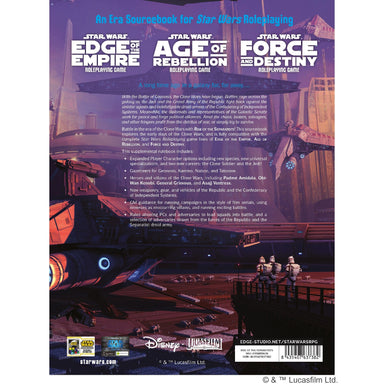 Star Wars RPG: Rise of the Separatists Sourcebook - Saltire Games