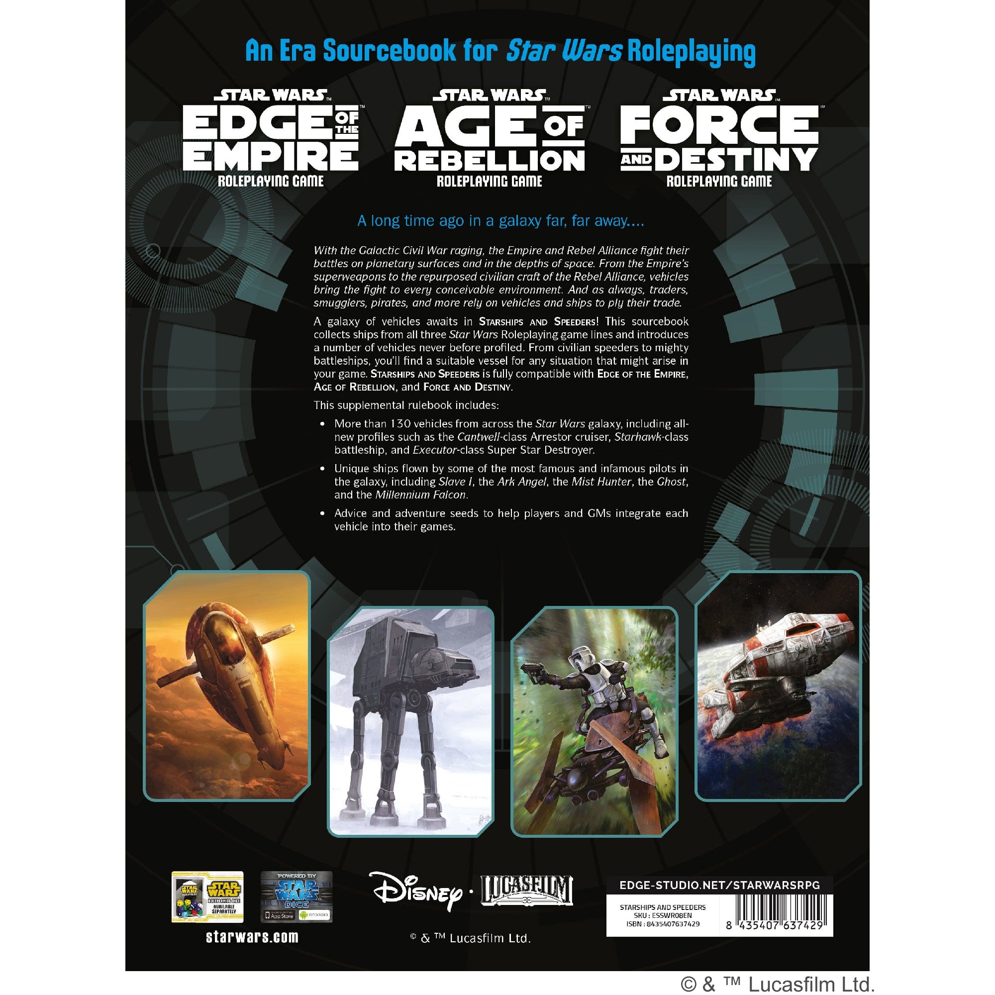 Star Wars RPG: Starships and Speeders - Saltire Games