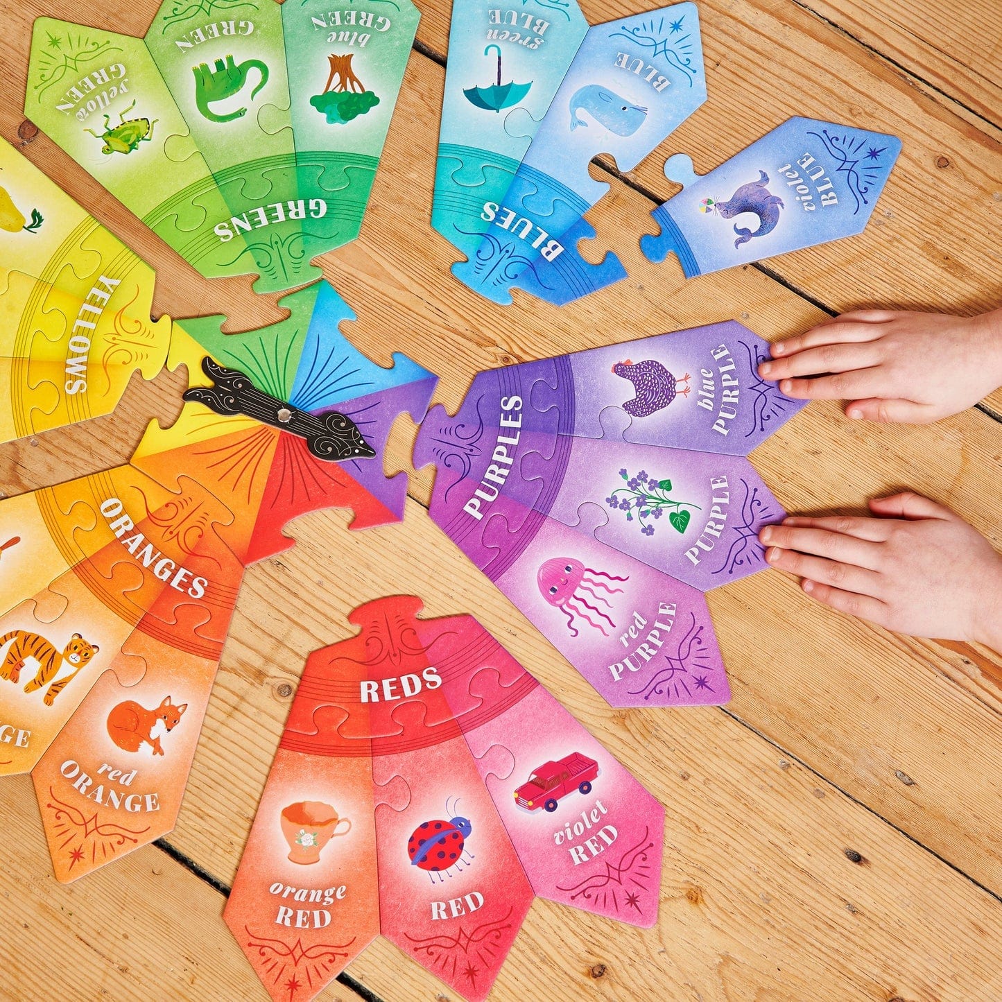 Color Puzzle Spinner Game - Saltire Games