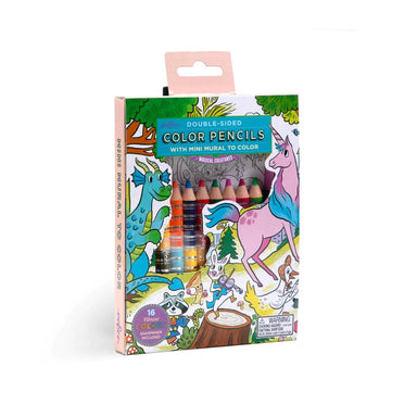 Magical Creatures Pencils with Fold-Out Mini Mural - Saltire Games