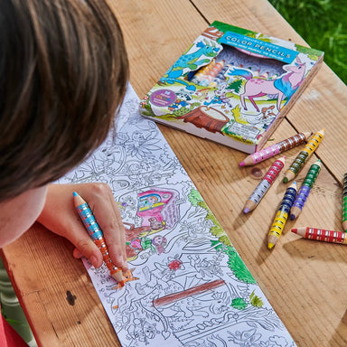 Magical Creatures Pencils with Fold-Out Mini Mural - Saltire Games