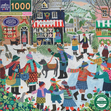 Christmas in the Square - 1000pc Jigsaw Puzzle - Saltire Games