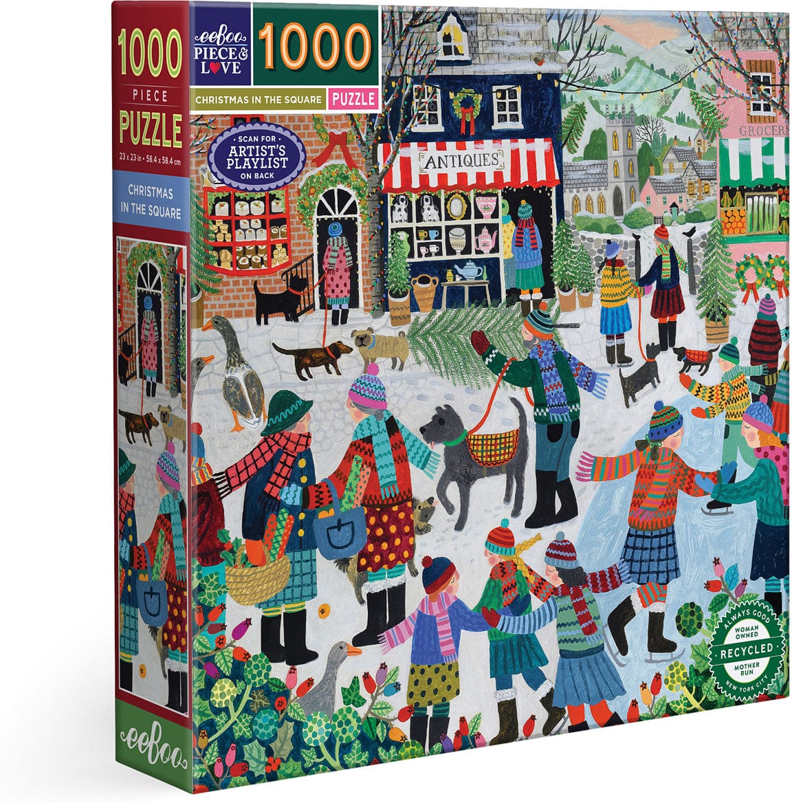 Christmas in the Square - 1000pc Jigsaw Puzzle - Saltire Games