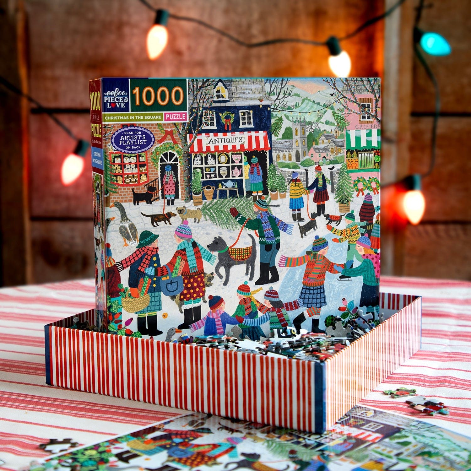 Christmas in the Square - 1000pc Jigsaw Puzzle - Saltire Games