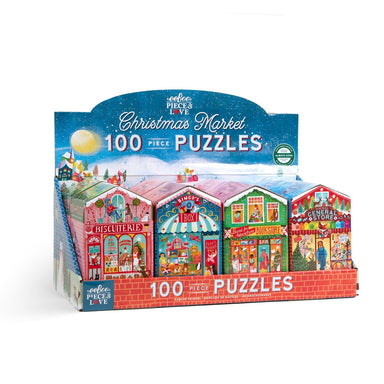 Christmas Market 100pc Puzz Asrt - Saltire Games