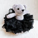 Tutu Scrunch Ballerina Bear Bag Charm - Saltire Games