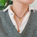 Black Cord Heart Drop Necklace - Saltire Games