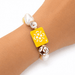 Mahjong Tile Mixed Bead Stretch Bracelet - Saltire Games