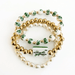Mahjong Stretch Bracelet Stack – 3 Piece Beaded Set - Saltire Games