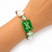 Mahjong Tile Mixed Bead Stretch Bracelet - Saltire Games