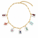 Mahjong Multi Tile Charm Necklace - Saltire Games