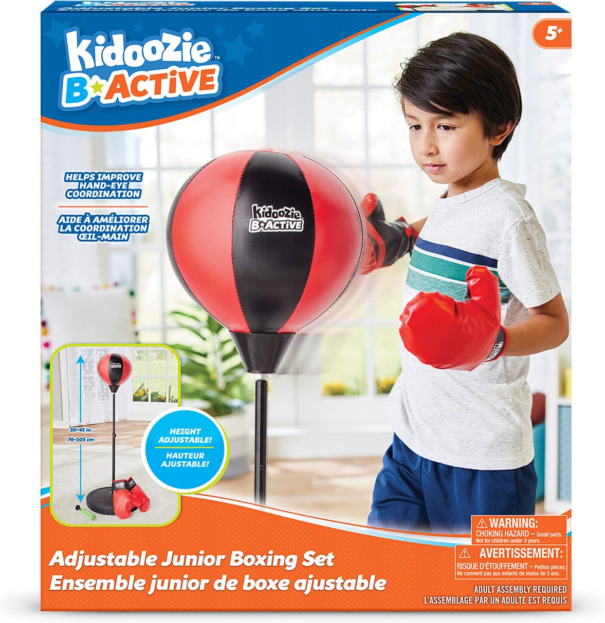 Kidoozie Adjustable Junior Boxing Set - Saltire Games
