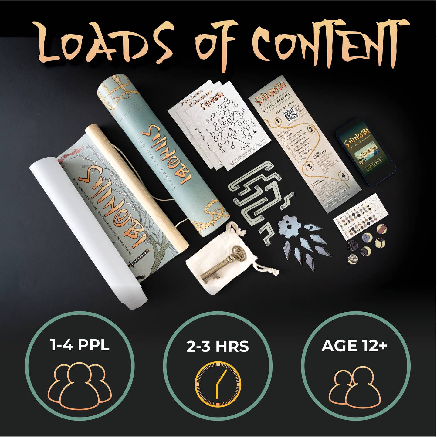 Shinobi: the Ninja Scroll - Immersive Puzzle Adventure Game - Saltire Games