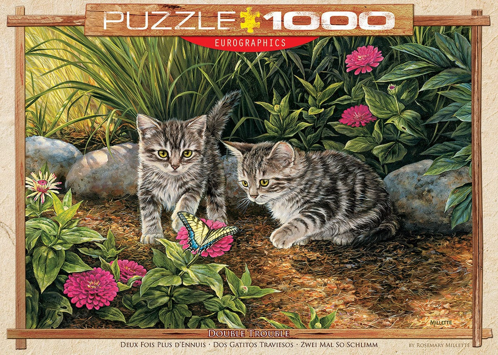 Double Trouble Kittens By Rosemary Millette 1000-piece Puzzle - Saltire Games