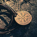 Vegvisir Norse Compass Bronze and Leather Necklace - Saltire Games