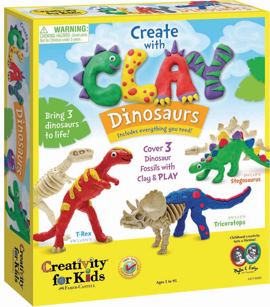 Create with Clay Dinosaurs - Saltire Games