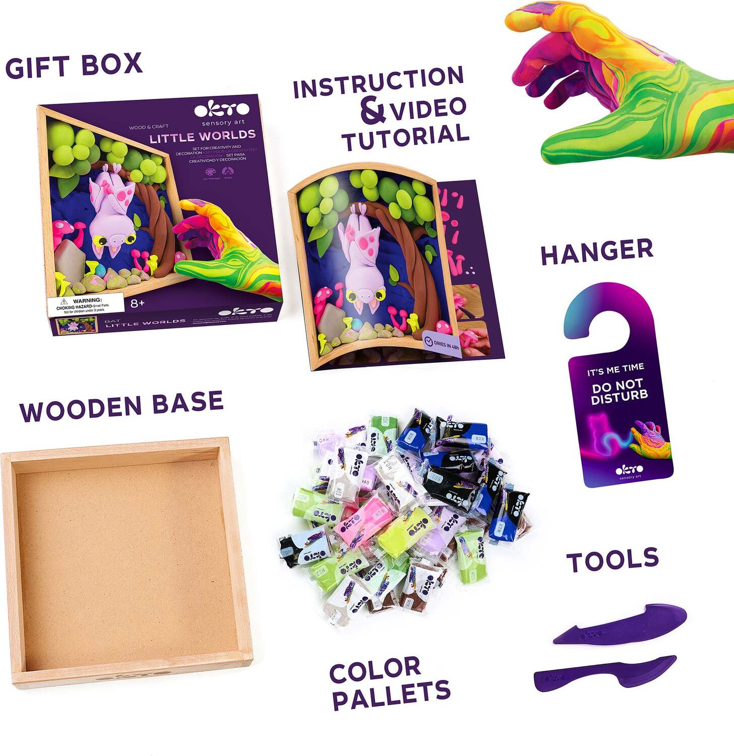 DIY Little Worlds Bat - Saltire Games