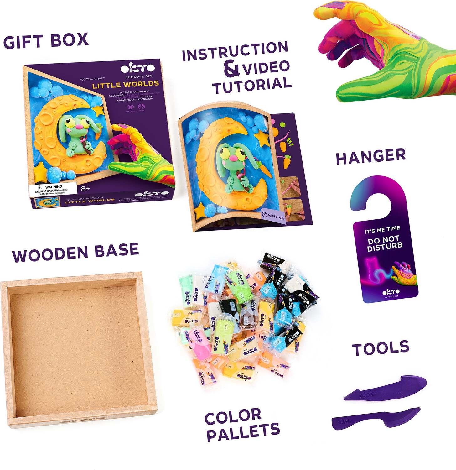 DIY Little Worlds Bunny Moon - Saltire Games