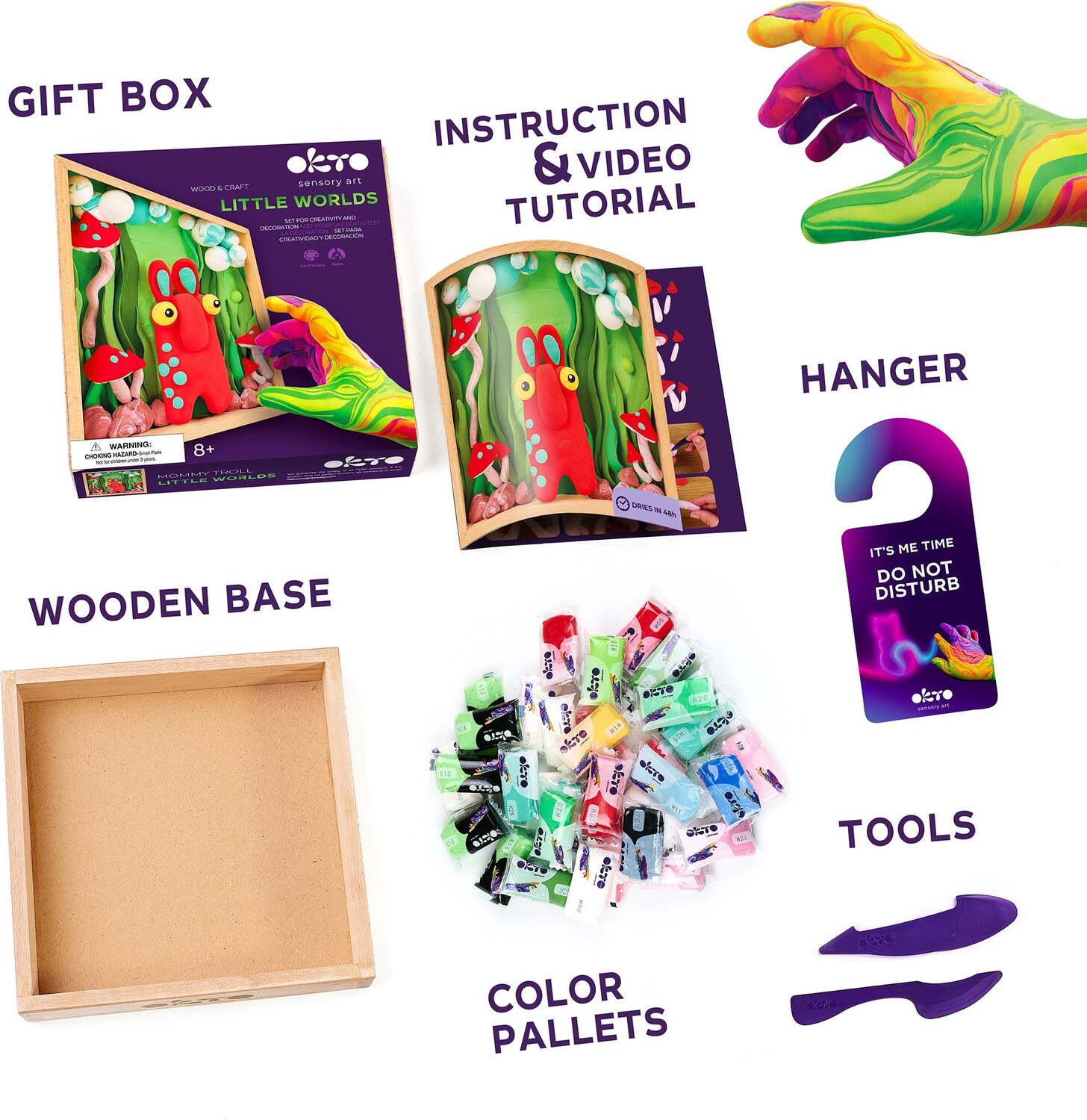 DIY Little Worlds Mommy Troll - Saltire Games