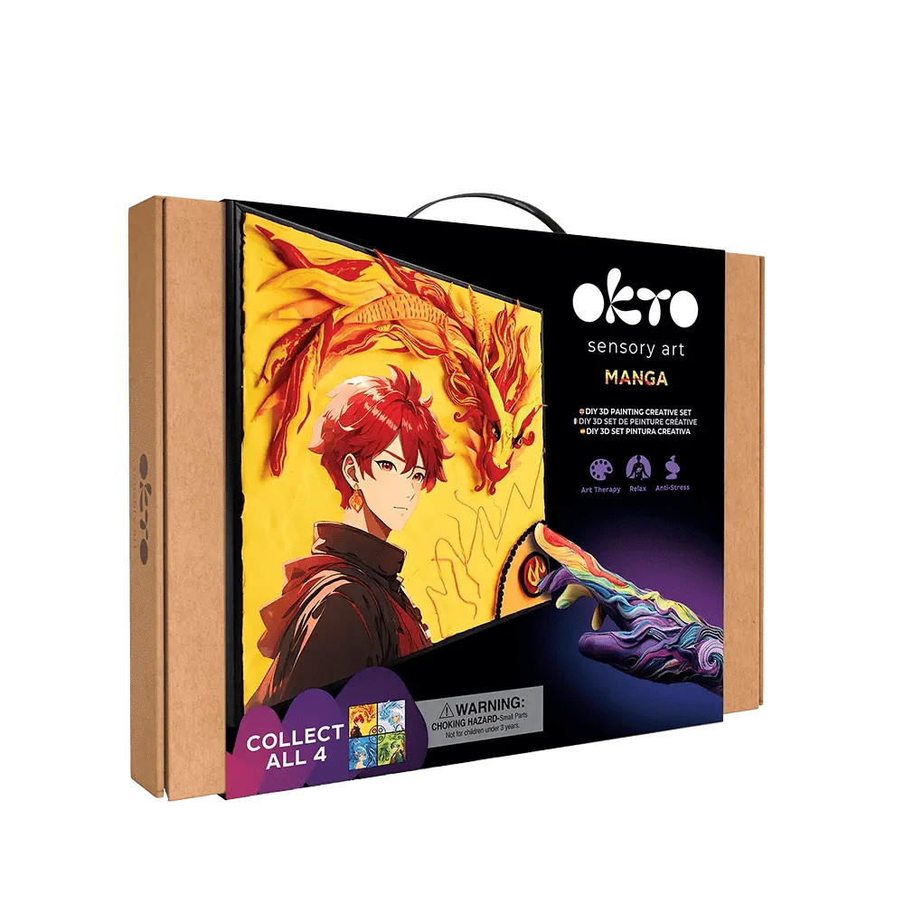 Sensory Art Manga Fire - Saltire Games