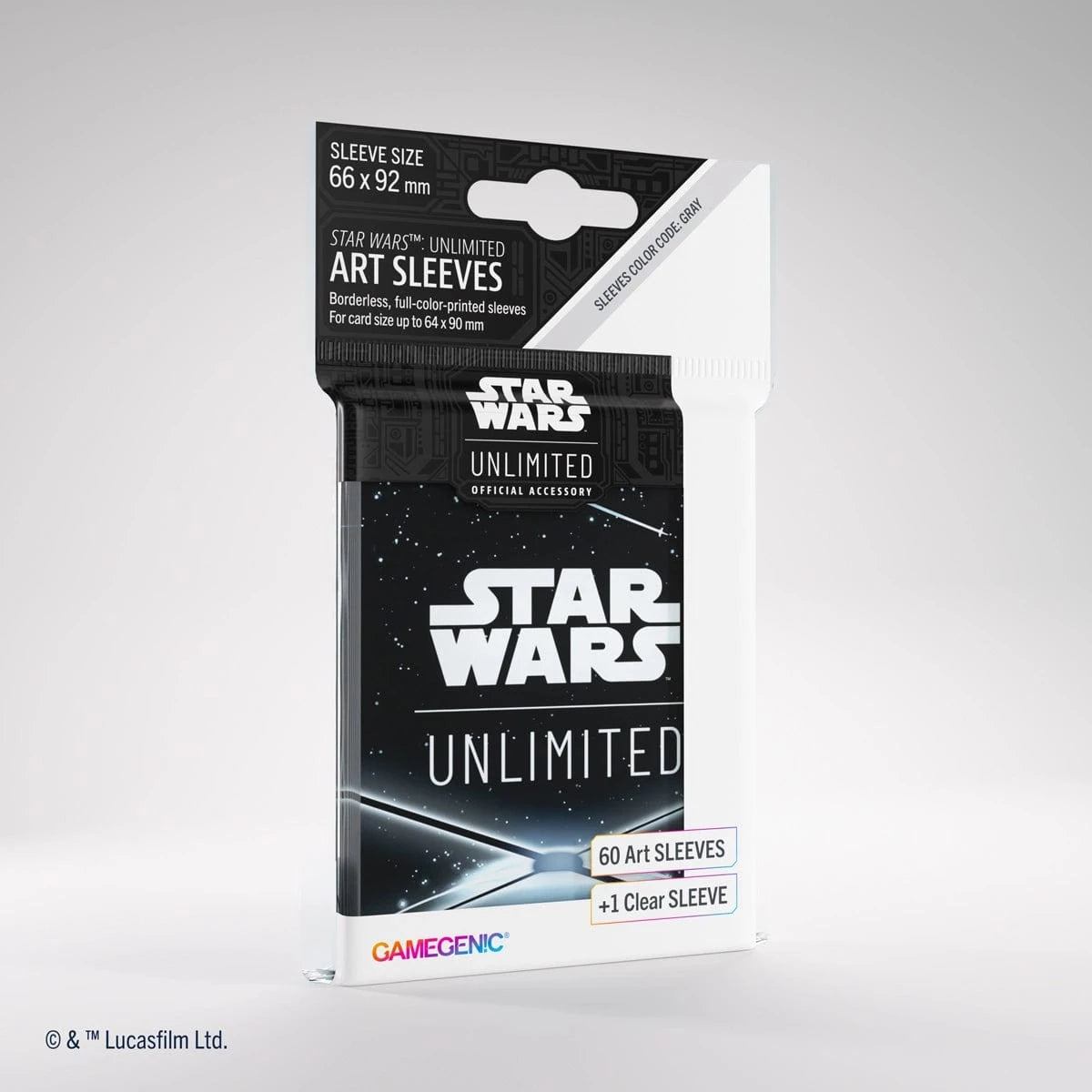 Card Back Black - Star Wars Unlimited Art Sleeves - Saltire Games