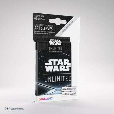 Card Back Black - Star Wars Unlimited Art Sleeves - Saltire Games