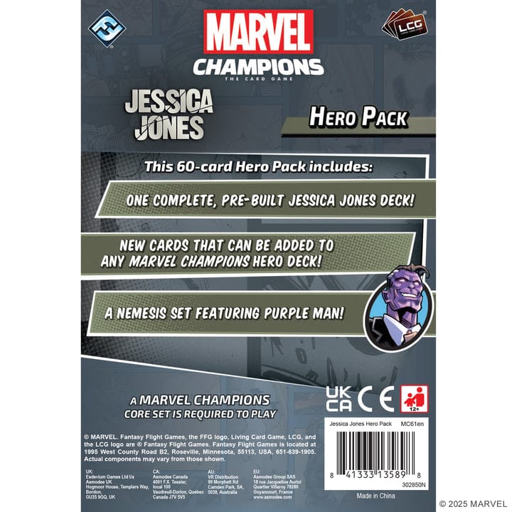 Marvel Champions: The Card Game - Jessica Jones Hero Pack - Saltire Games