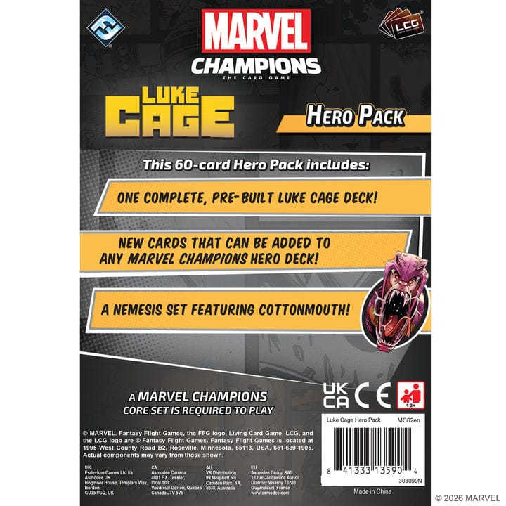 Marvel Champions: The Card Game - Luke Cage Hero Pack - Saltire Games