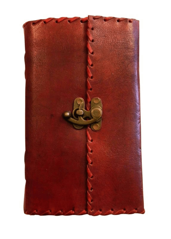 5.5 x 9 Plain Leather Journal - Saltire Games