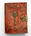 Embossed Leather Key Journal - Saltire Games